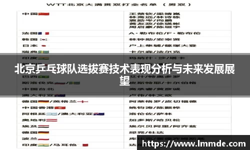 北京乒乓球队选拔赛技术表现分析与未来发展展望
